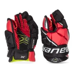 Bauer Vapor X2.9 Junior Hockey Gloves -Outlet Hockey Store bauer gloves bauer vapor x2 9 junior hockey gloves black red 10 28743798947906
