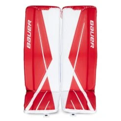 Bauer Supreme 3S Intermediate Goalie Leg Pads -Outlet Hockey Store bauer leg pads bauer supreme 3s intermediate goalie leg pads white red l 32 28744279621698