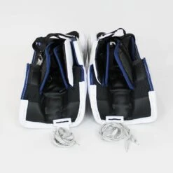 Bauer Supreme S29 Intermediate Goalie Leg Pads - Demo -Outlet Hockey Store bauer leg pads demo bauer supreme s29 intermediate goalie leg pads demo white blue l 32 15202048442434