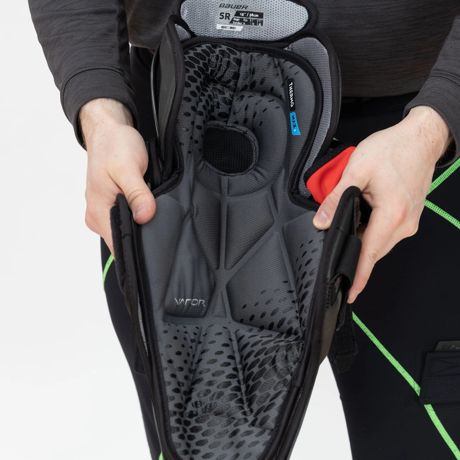 Bauer Vapor 3X Pro Senior Hockey Shin Guards 10 Bauer Vapor 3X Pro Senior Hockey Shin Guards - Image 8