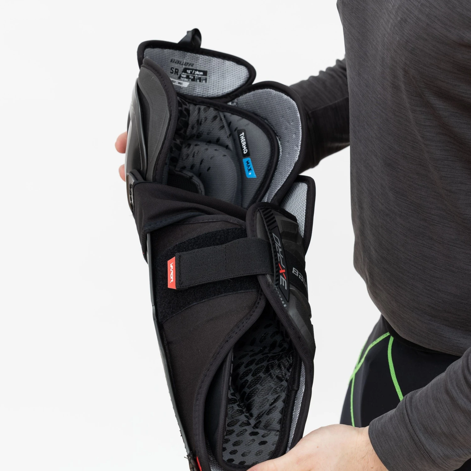 Bauer Vapor 3X Pro Senior Hockey Shin Guards 11 Bauer Vapor 3X Pro Senior Hockey Shin Guards - Image 9