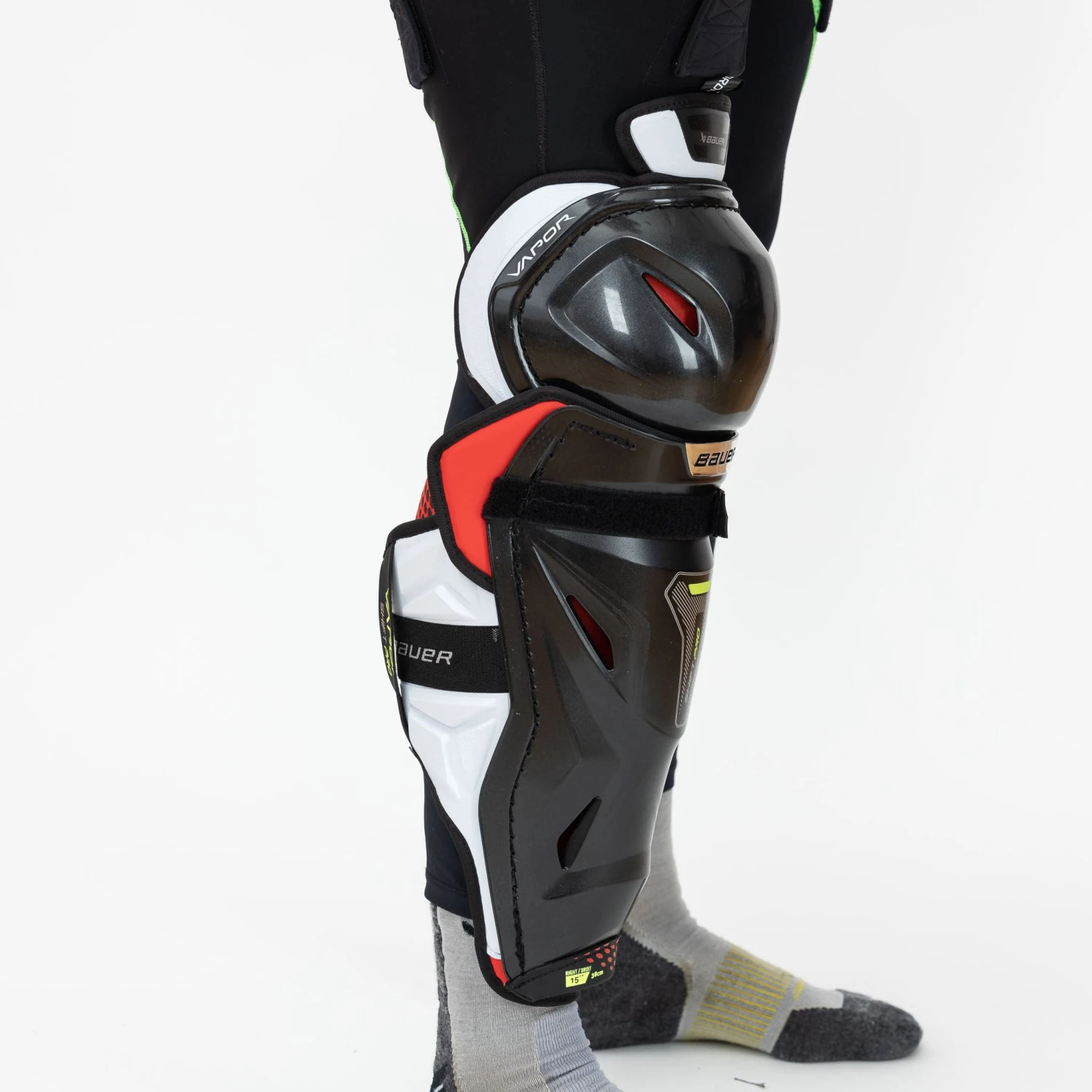 Bauer Vapor Shift Pro Intermediate Hockey Shin Guards 7 Bauer Vapor Shift Pro Intermediate Hockey Shin Guards - Image 5