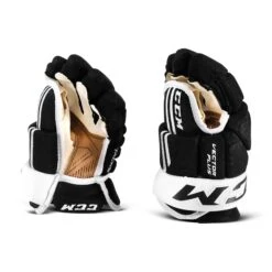 CCM Tacks Vector Plus Junior Hockey Gloves -Outlet Hockey Store ccm gloves ccm tacks vector plus junior hockey gloves black white 10 30214049628226