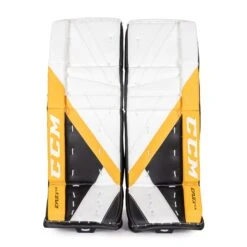 CCM Extreme Flex E5.5 Junior Goalie Leg Pads - Source Exclusive -Outlet Hockey Store ccm leg pads ccm extreme flex e5 5 junior goalie leg pads source exclusive boston bruins 26 1 28744299249730