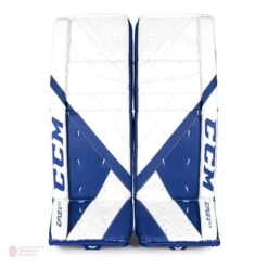 CCM Extreme Flex E5.5 Junior Goalie Leg Pads - Source Exclusive -Outlet Hockey Store ccm leg pads ccm extreme flex e5 5 junior goalie leg pads source exclusive toronto maple leafs 26 1 28744299315266