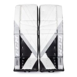 CCM Extreme Flex E5.5 Junior Goalie Leg Pads - Source Exclusive -Outlet Hockey Store ccm leg pads ccm extreme flex e5 5 junior goalie leg pads source exclusive white white black silver 26 1 28744299216962
