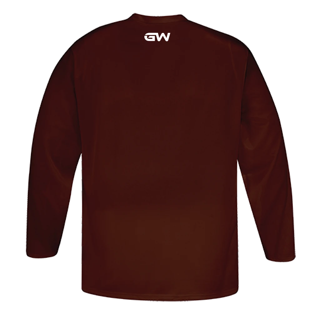 GameWear GW5500 ProLite Series Junior Hockey Practice Jersey - Maroon 4 GameWear GW5500 ProLite Series Junior Hockey Practice Jersey - Maroon - Image 2