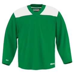 GameWear GW6500 ProLite Series Junior Hockey Practice Jersey - Kelly Green / White