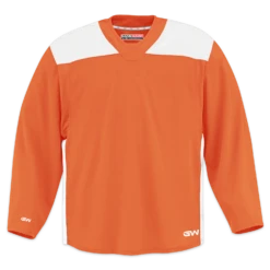 GameWear GW6500 ProLite Series Senior Hockey Practice Jersey - Orange / White