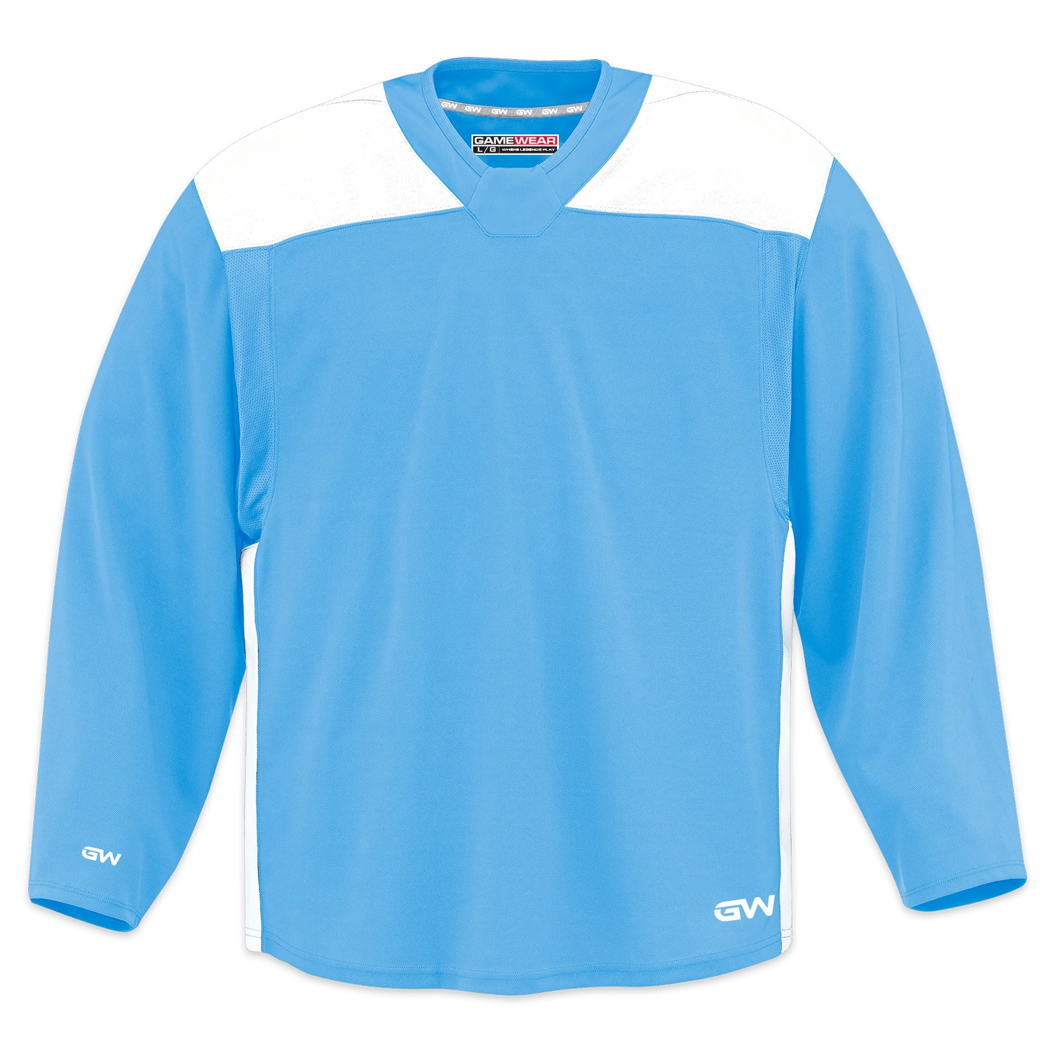 GameWear GW6500 ProLite Series Senior Hockey Practice Jersey - Turquoise / White 3 GameWear GW6500 ProLite Series Senior Hockey Practice Jersey - Turquoise / White
