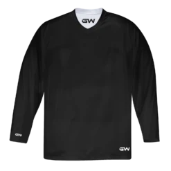 GameWear GW7500 ProLite Series Reversible Senior Hockey Practice Jersey - Black / White