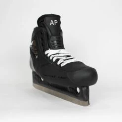 TRUE Senior One Piece Goalie Skates - Pro Stock - "AP" - Size 9 -Outlet Hockey Store true goalie skates true senior one piece goalie skates pro stock ap size 9 9 15186412437570