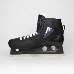 TRUE Senior One Piece Goalie Skates - Pro Stock - White Felt Tongue - Size 12 -Outlet Hockey Store true goalie skates true senior one piece goalie skates pro stock white felt tongue size 12 12 15186398249026