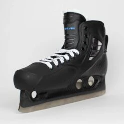 TRUE Senior One Piece Goalie Skates - Pro Stock - White Felt Tongue - Size 12 -Outlet Hockey Store true goalie skates true senior one piece goalie skates pro stock white felt tongue size 12 12 15186398412866