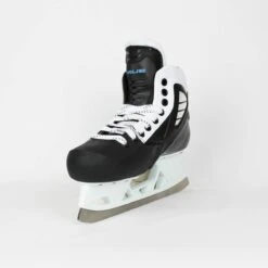 TRUE Senior Two Piece Goalie Skates - Pro Stock - White Side - Size 7 -Outlet Hockey Store true goalie skates true senior two piece goalie skates pro stock white side size 7 7 15186435473474