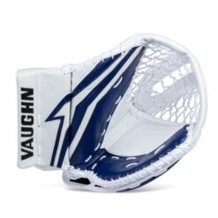 Vaughn Velocity V9 Intermediate Goalie Catcher -Outlet Hockey Store vaughn catchers vaughn velocity v9 intermediate goalie catcher white blue regular 28743622819906
