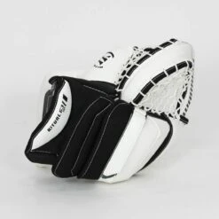 Warrior Ritual G3 Intermediate Goalie Catcher - Demo 9 Warrior Ritual G3 Intermediate Goalie Catcher - Demo -Outlet Hockey Store warrior catchers demo warrior ritual g3 intermediate goalie catcher demo white full right 15202530525250