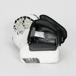 Warrior Ritual G3 Intermediate Goalie Catcher - Demo 11 Warrior Ritual G3 Intermediate Goalie Catcher - Demo -Outlet Hockey Store warrior catchers demo warrior ritual g3 intermediate goalie catcher demo white full right 15202530558018