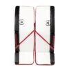 Warrior Ritual G5 Junior Goalie Leg Pads - Source Exclusive -Outlet Hockey Store warrior leg pads warrior ritual g5 junior goalie leg pads source exclusive white black red 24 1 28946316230722