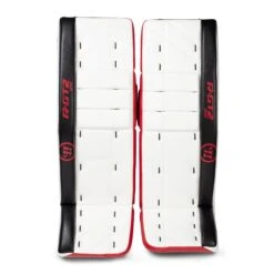 Warrior Ritual GT2 Junior Goalie Leg Pads - Source Exclusive -Outlet Hockey Store warrior leg pads warrior ritual gt2 junior goalie leg pads source exclusive white black red 28 1 28744345485378