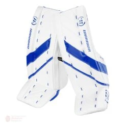 Warrior Ritual GT2 Junior Goalie Leg Pads -Outlet Hockey Store warrior leg pads warrior ritual gt2 junior goalie leg pads white blue 26 1 28744345714754