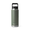 YETI Rambler 26oz Straw Bottle -Outlet Hockey Store yeti water bottles yeti rambler 26oz straw bottle camp green 30644986478658